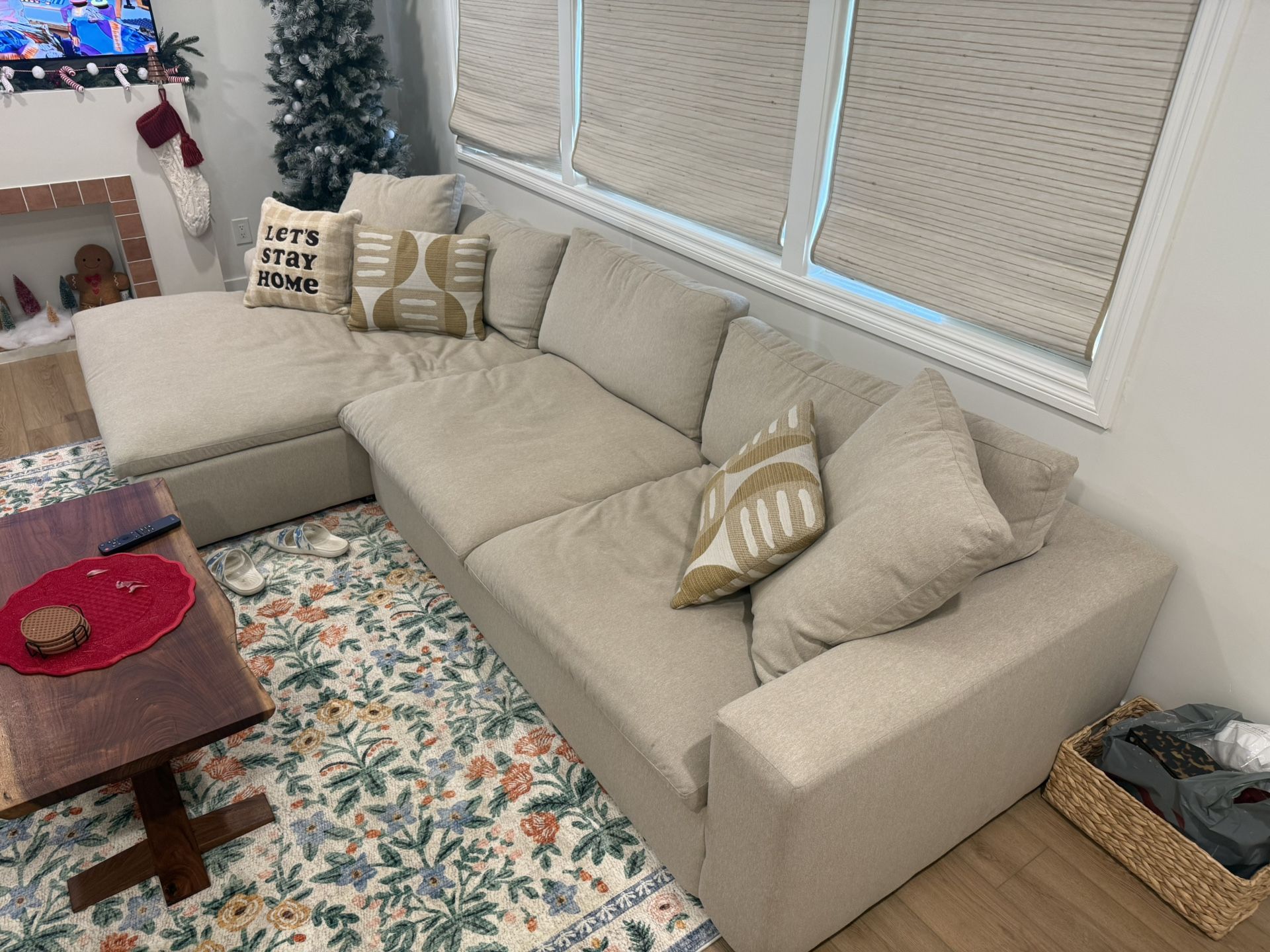 Sectional Couch With Pillows NEED GONE ASAP