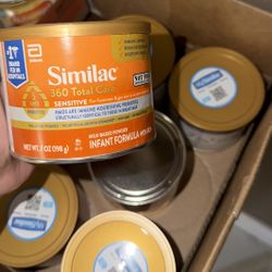 18 Cans For 100 Similac Sensitive 