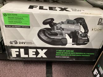 FLEX 24V Brushless Deep Cut Band Saw (Tool-Only) $320