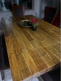 Wood dining table for sale