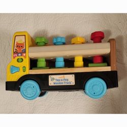 Tap A Peg Wooden Truck