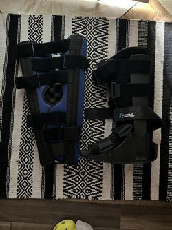 Boot And Brace For Broken Leg/foot/ankle