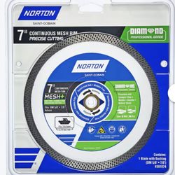 Norton Diamond Professional Grade 7-in Wet/Dry Continuous Rim Diamond Saw Blade