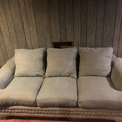 Sofa bed and chair