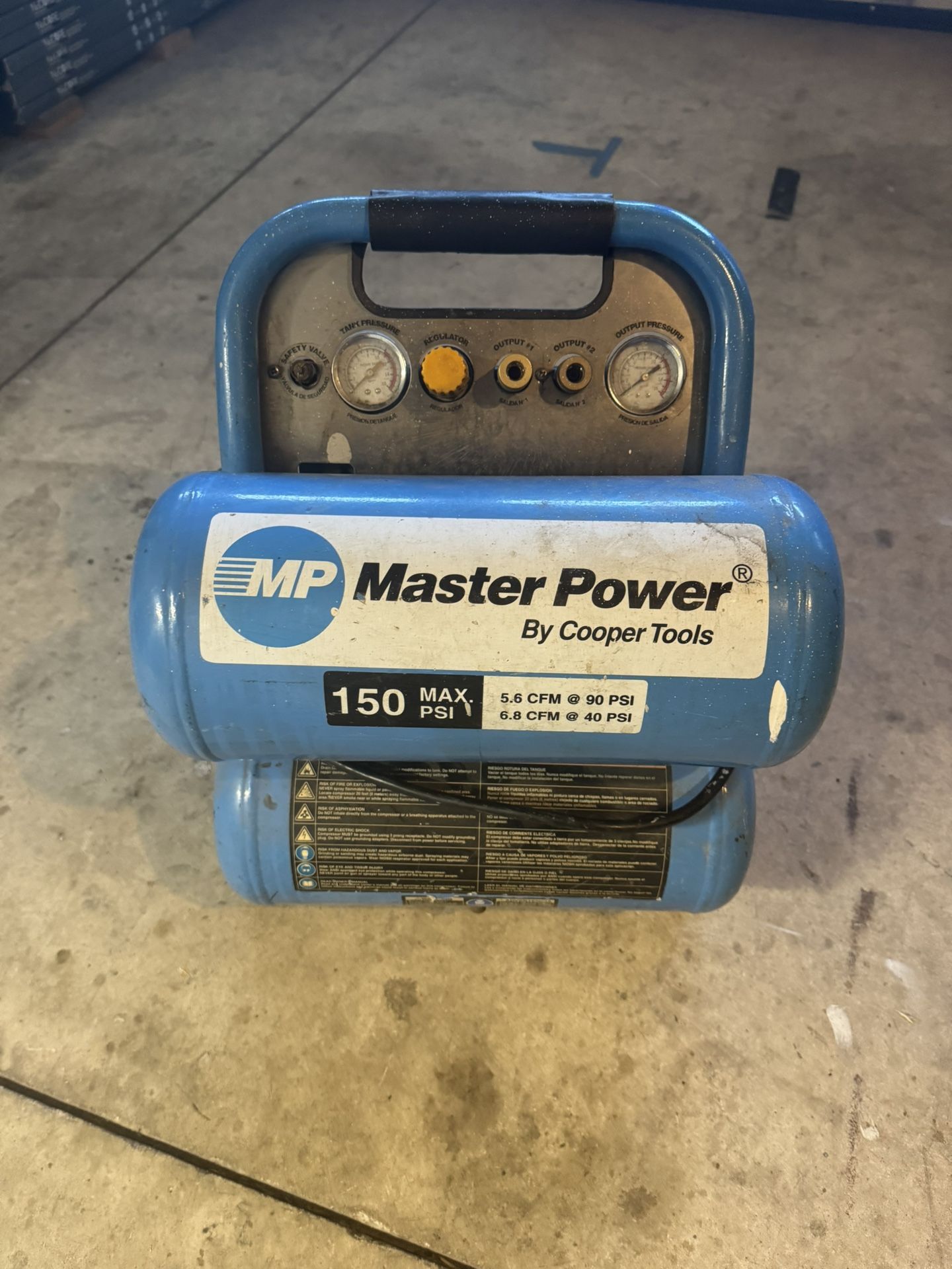 Master Power Compressor - 150 Psi