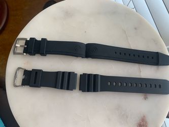 2 Black 22mm Watch Bands - Make Offer