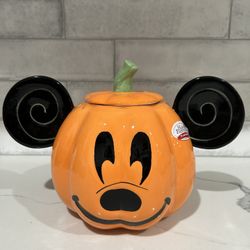 New Mickey Pumpkin Cookie Jar