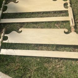 Twin size headboard,footboard and rails