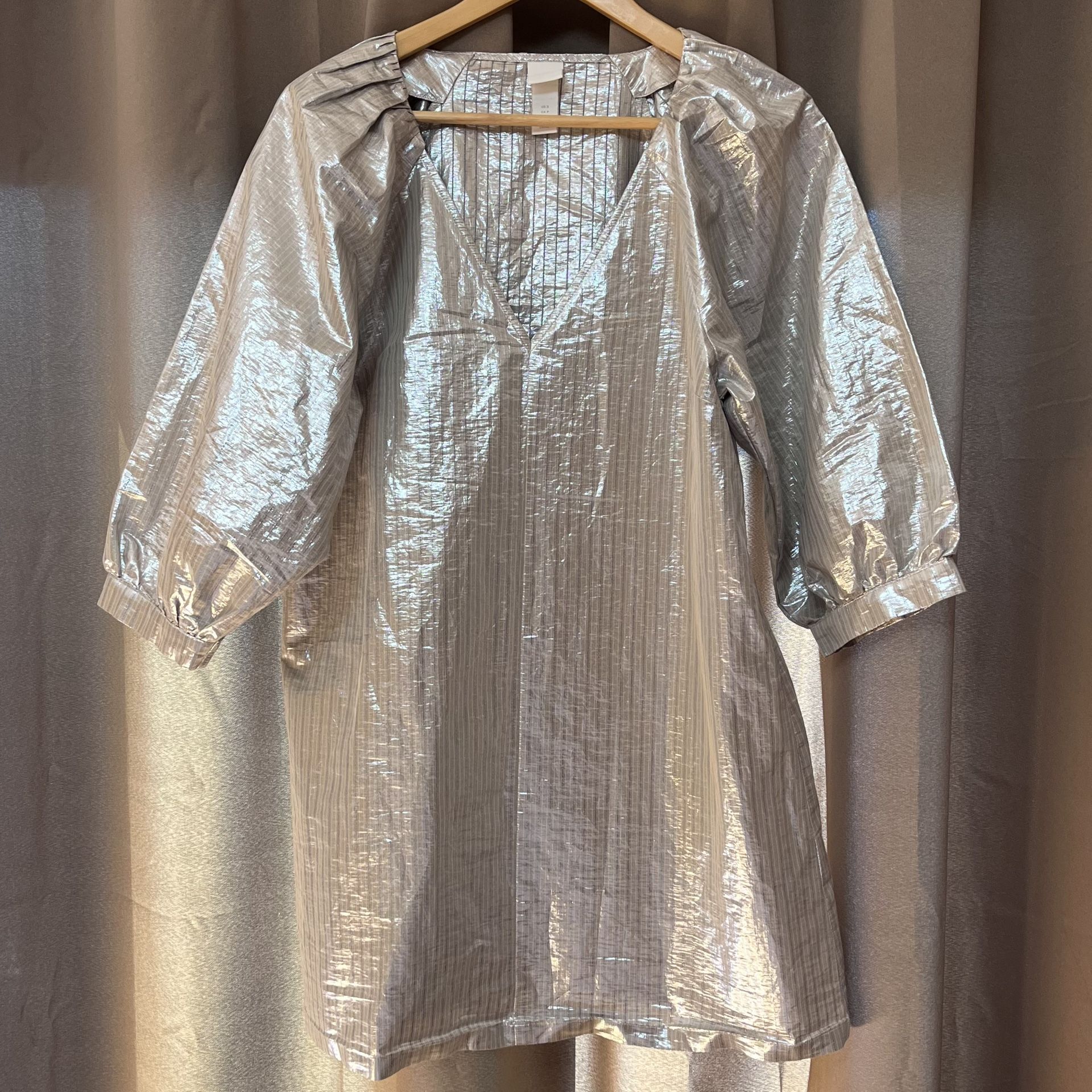 Silver Pin-Striped Dress/Tunic