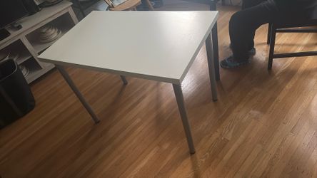 LINNMON / ADILS Table, white, 39 3/8x23 5/8 "