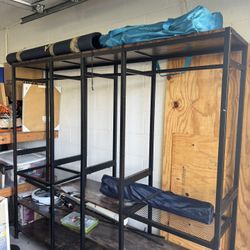 Clothing Rack With Storage Shelving