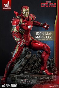 Hot Toys 1/6 Captain America: Civil War Iron Man Mark XLVI Figure MMS608D42