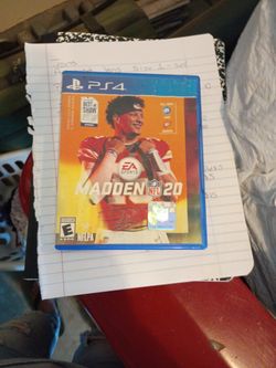 PS4 Game Madden NFL 20