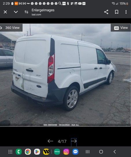 2015 Ford Transit Connect Back Door Oem