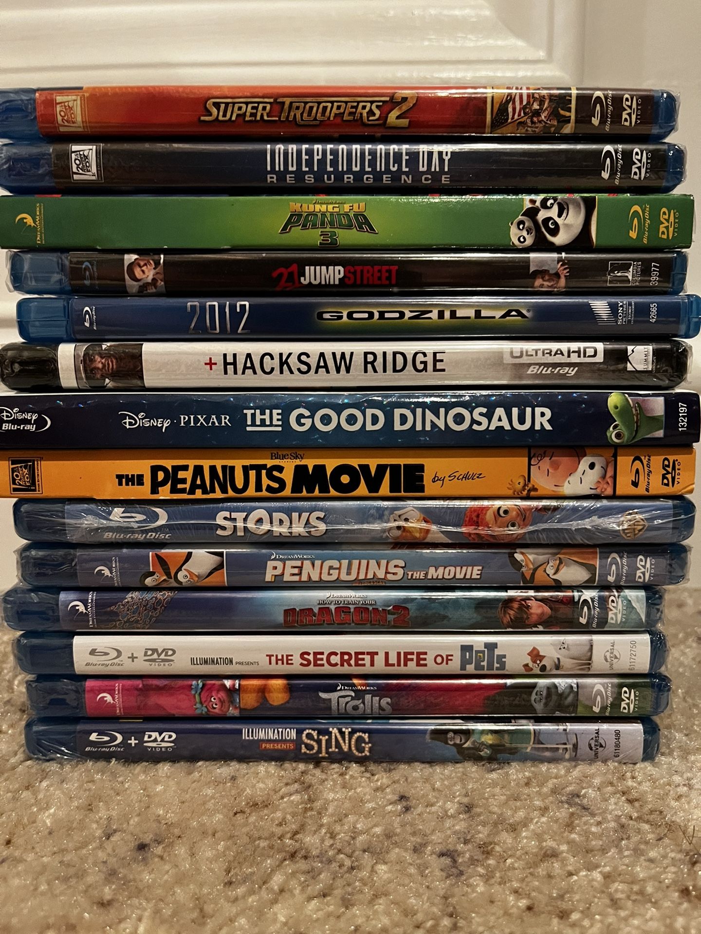 Blu-ray Movies - Brand new And Wrapped