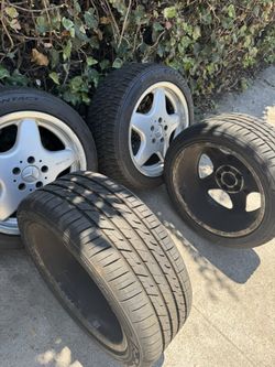 17 Inch Monoblock Wheels With New Tires