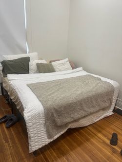 King bed with frame