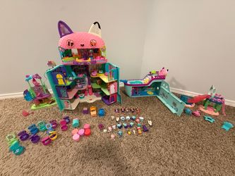 Gabby’s Dollhouse / boat / fairy treehouse