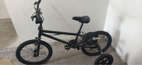 Mongoose bike with training wheels