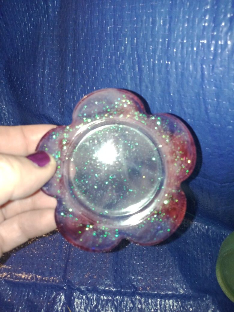 Hand Crafted Resin Candle Holder