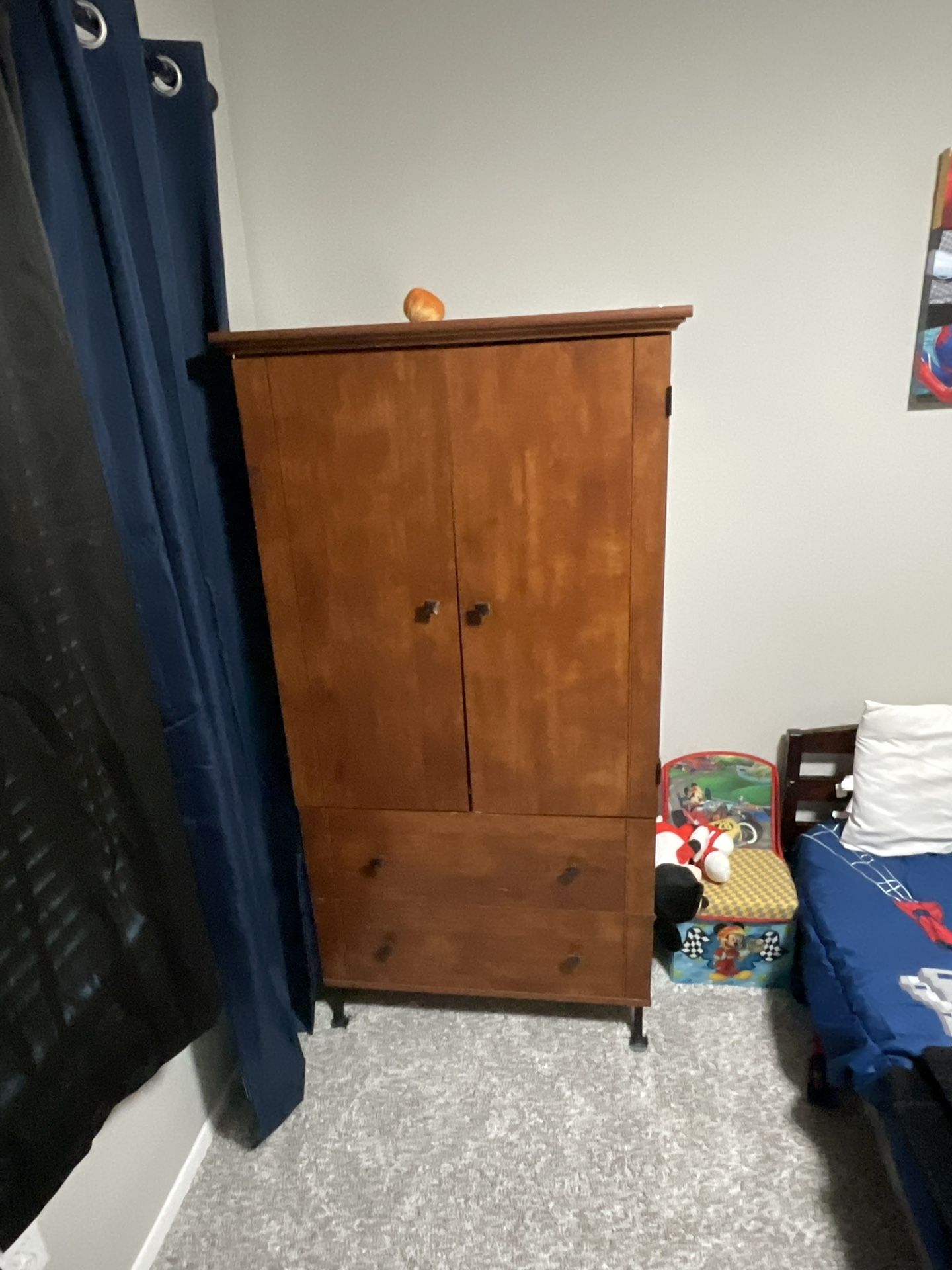 Sturdy Wooden Tv Stand And Chest Dresser