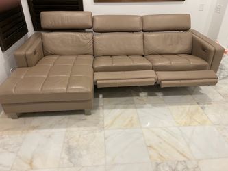Italian Leather Couch for sale