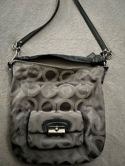 Coach gray bag