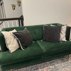 CB2 Love Seat Sofa