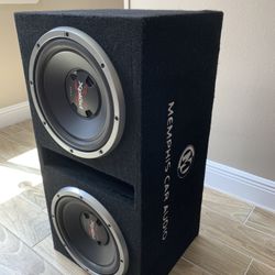 Memphis 12” Dual Speaker Box / Sony Xplod 