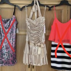 NEW Women’s Gold Sparkle Dress Small