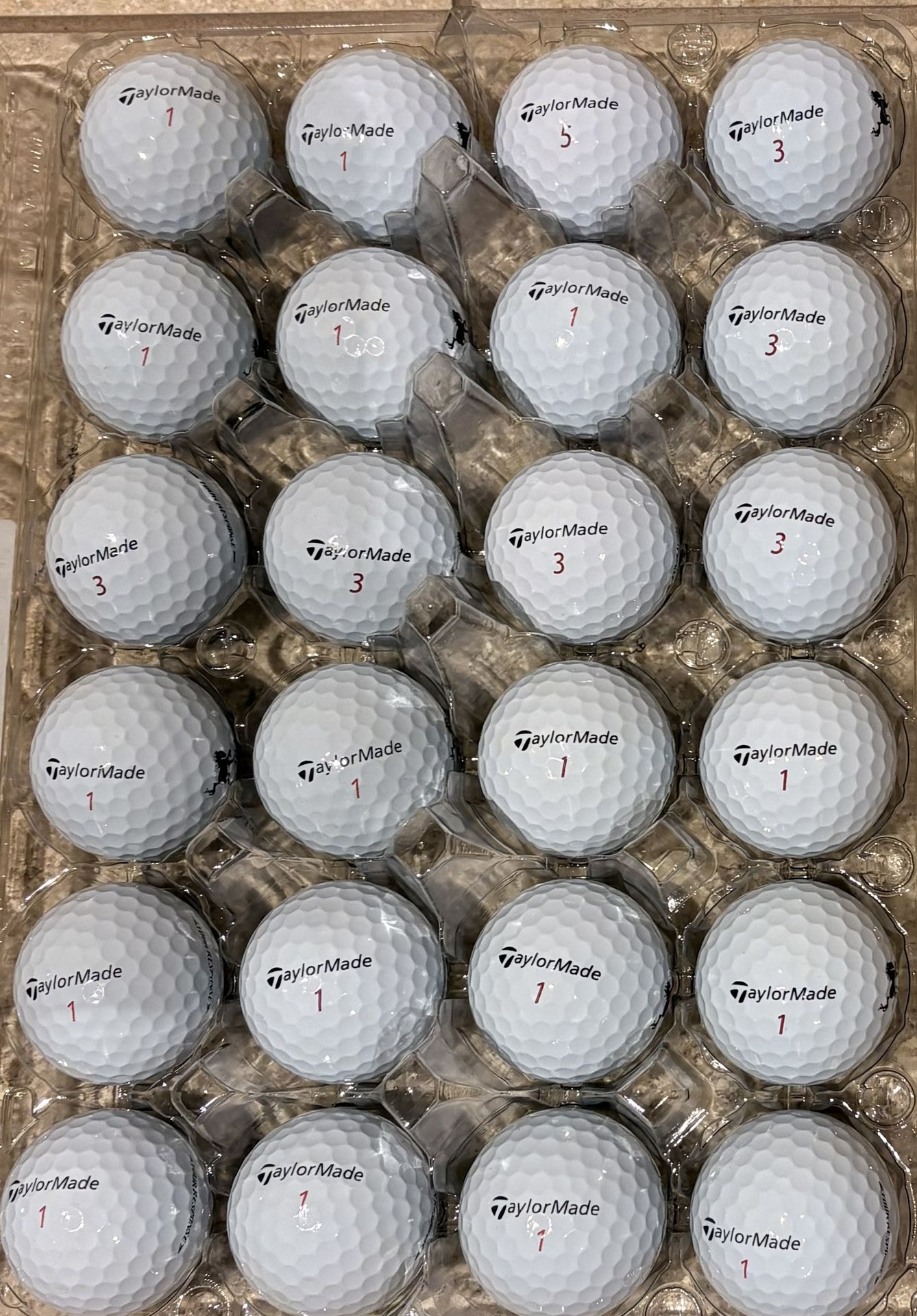 2 Dozen Like New TaylorMade Tour Response Golf Balls As Pictured ⛳️