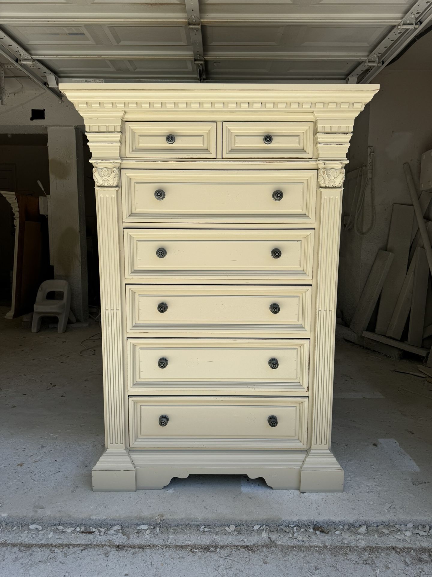Solid Wood Farmhouse Cottage Shabby Chic Rustic Vintage French Provincial Country Modern Chester Cabinet Dresser