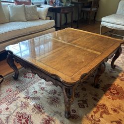 Solid Wood Carved Coffee Table