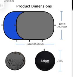 Selens Pop Up Backdrop Collapsible Background