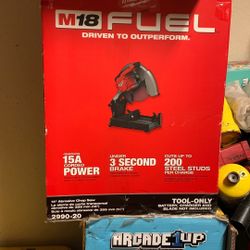 New In Box Milwaukee Fuel M18 Abrasive Chop Saw 14””