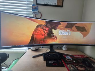 49 inch curved gaming moniter Samsung