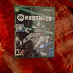 Madden 26 XBox Series X Video Game