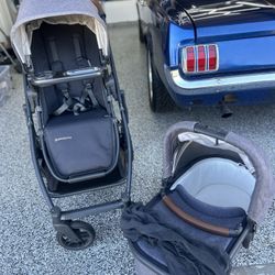 Uppababy Cruz v2 stroller And Bassinet Plus Accessories 