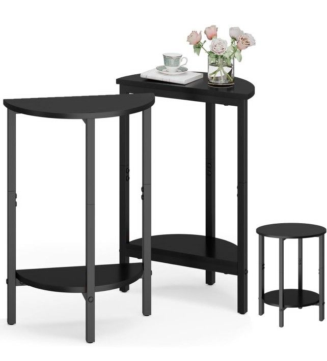 Side table, small side table, set of 2