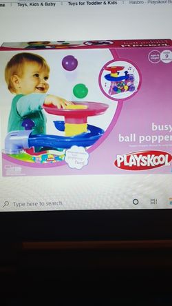 Play school Ball Popper! 5 Balls in total. Good for over 9 months. Hablo espanol!