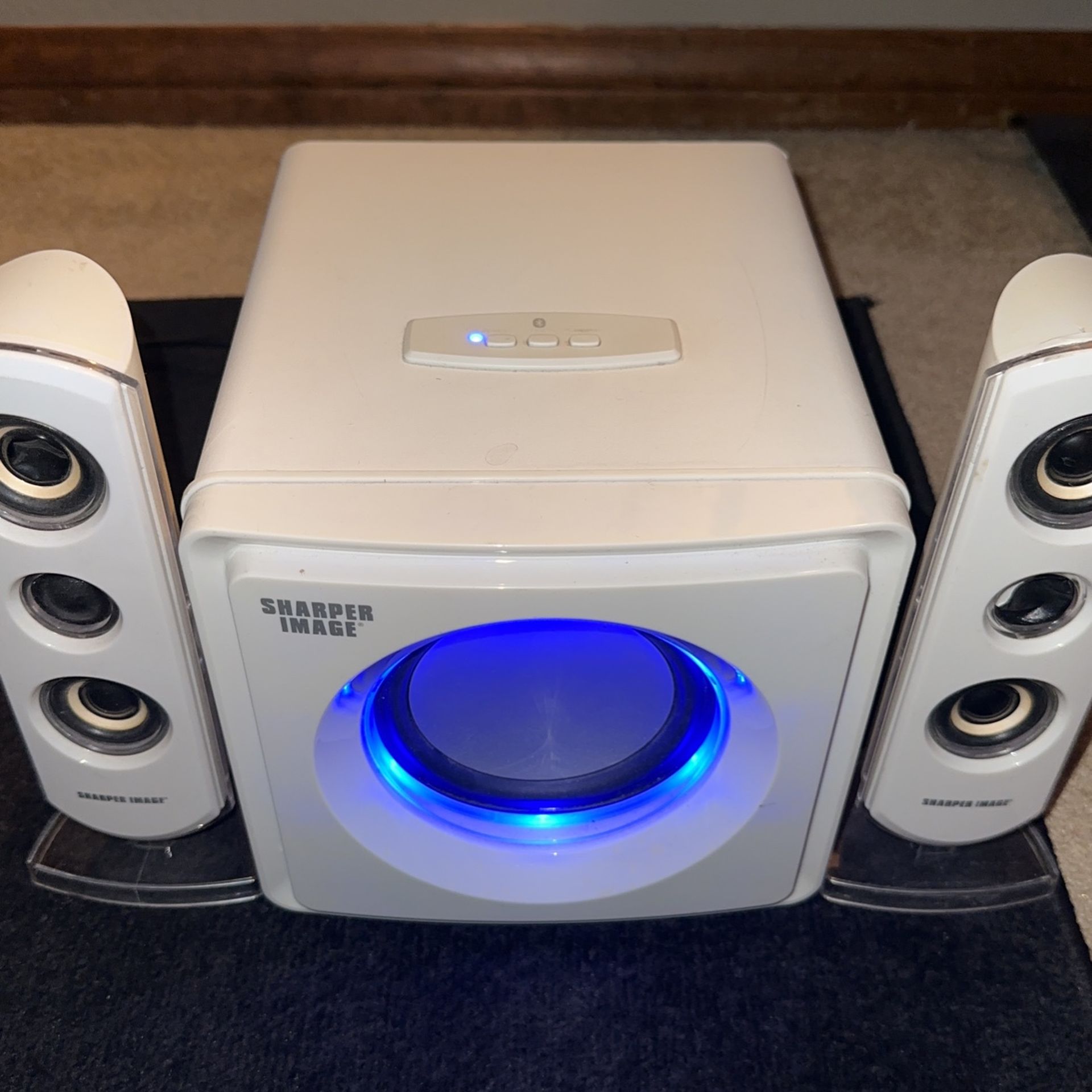 Sharper Image Speaker 2.1 Subwoofer LED