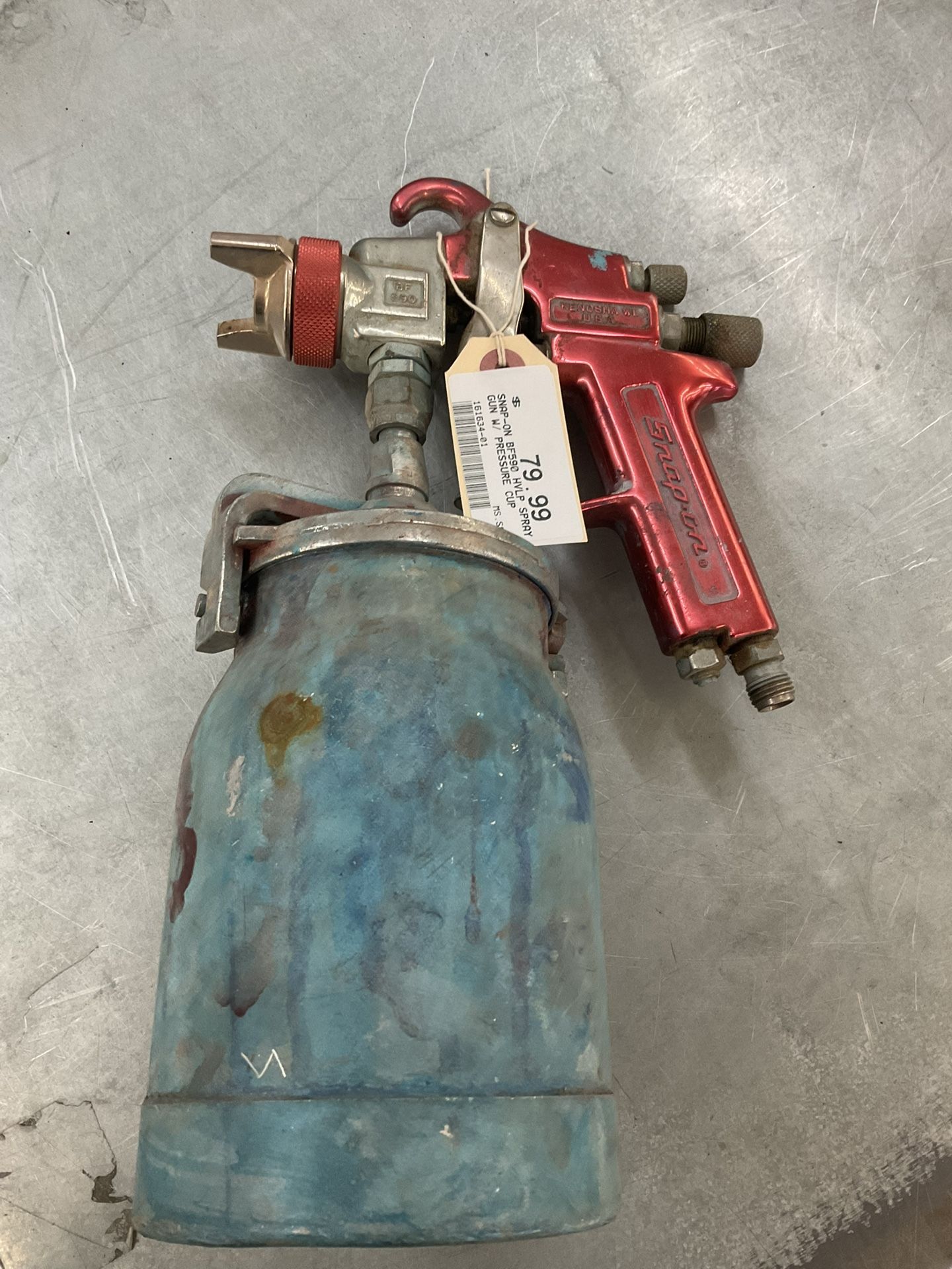 Snap on bf590 spray gun w/ 1 pressure cup