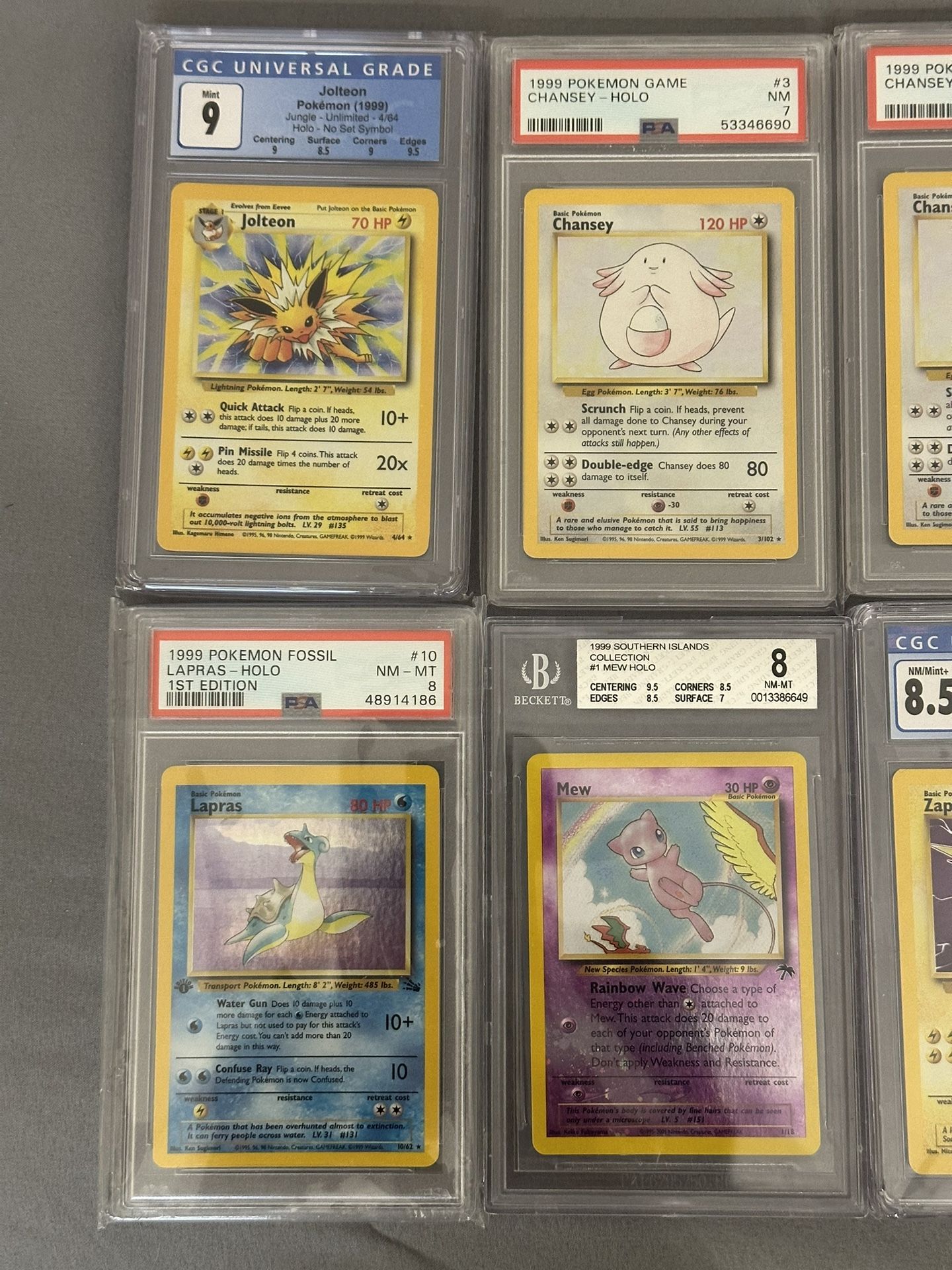 Pokémon Graded Cards 