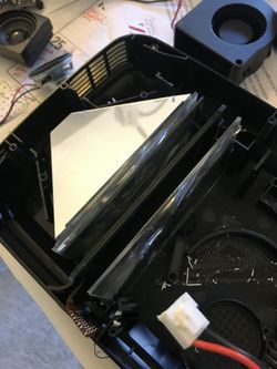 DIY Projector Mirror pyramid + 4 Glass Sheets Including Black Film Filter