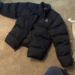 Black Jordan Puffer Jacket 