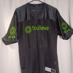 Trulieve Dispensary Jersey Short Sleeve Shirt 2020 Adult Size Med #4 Black Green