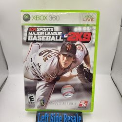 Major League Baseball 2K9 ( Microsoft Xbox 360 , 2009 ) - CIB -