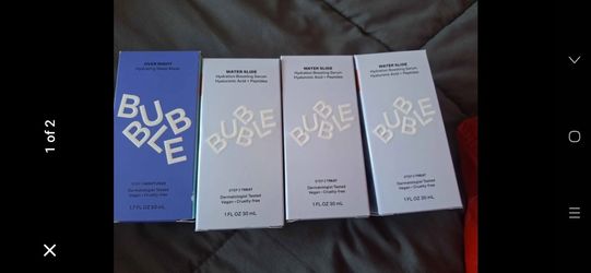 Four BRAND NEW BUBBLE FACIAL