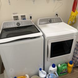 GE Profile washer & dryer Set - Washer Needs Lid Repair