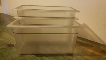 Clear Polycarbonate food pan